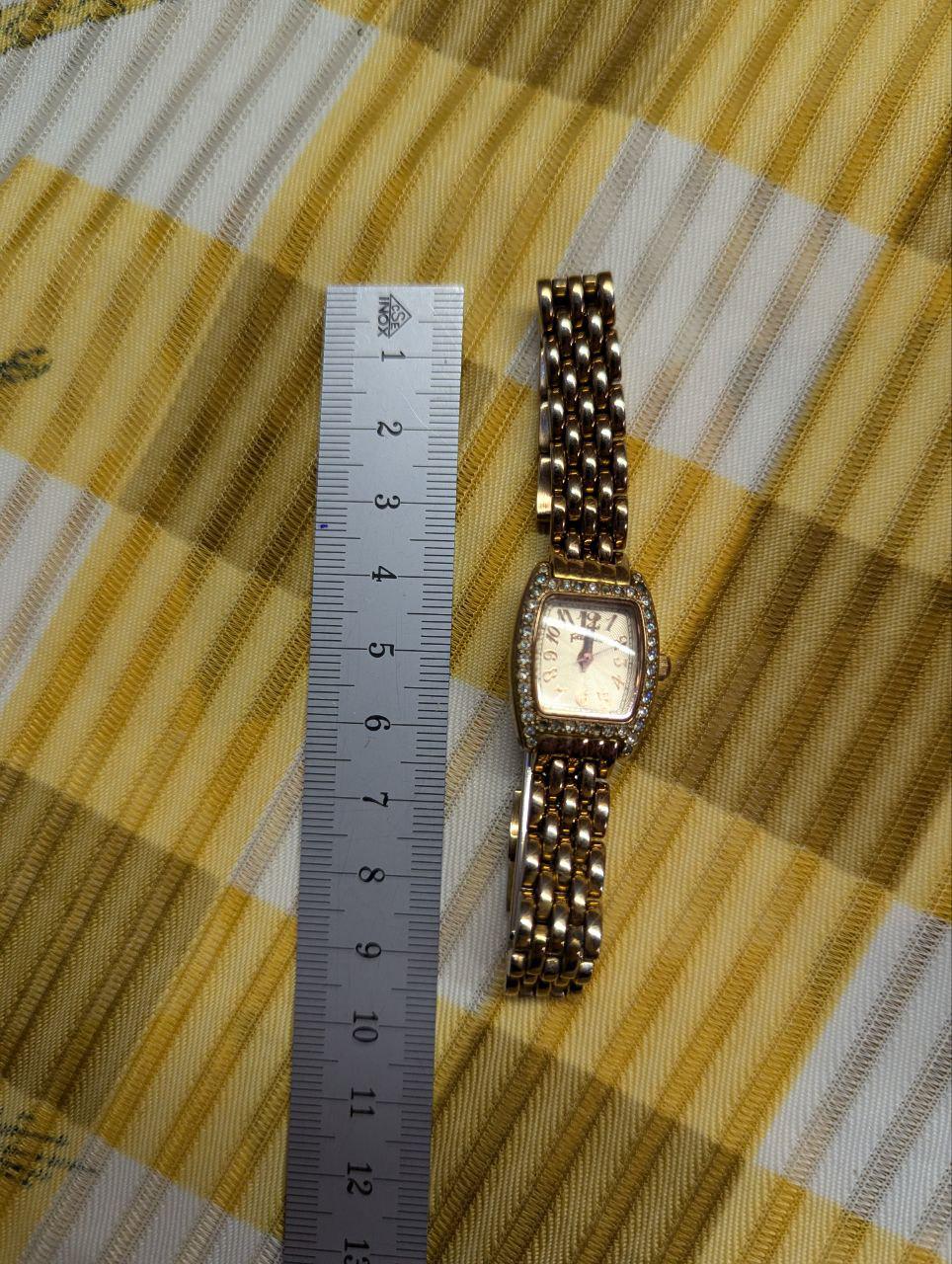 Pre-Owned Folli Follie Womens Watch WF5R142BP Rose Gold Crystal Bezel Bracelet Watch With Box