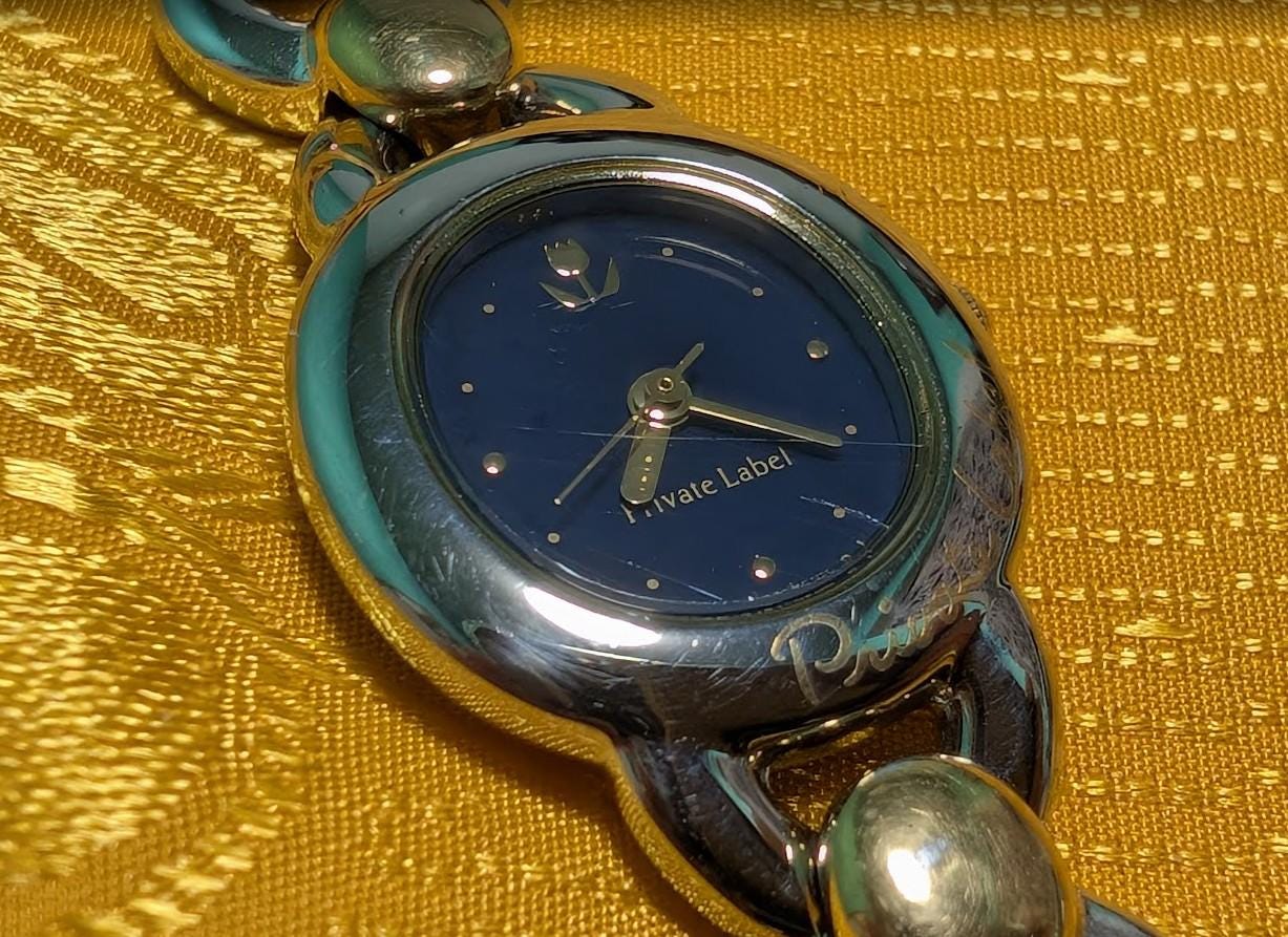 Rare Vintage Pre-Owned Private Label Y151-5A50 Ladies Watch Japan Designer Bracelet 20mm Working Quartz