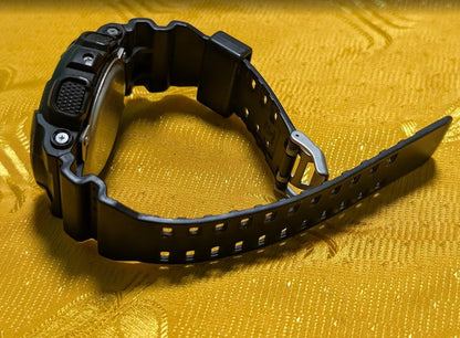 Pre-Owned Casio G-Shock GD-100 Black Digital Watch 51mm Men's Shock Resistant 20BAR Military Tactical Watch Working
