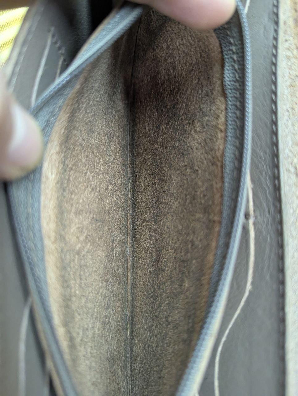 Il Bisonte Long Leather Wallet Brown Italian Vegetable Tanned Leather Used