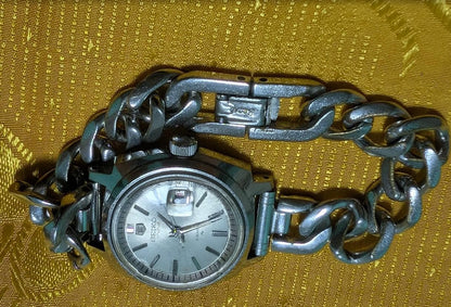 Seiko Chorus 2118-0260 Automatic Ladies Watch 21 Jewels Japan Vintage Pre-Owned Working Silver Dial Rare Bracelet Collectible