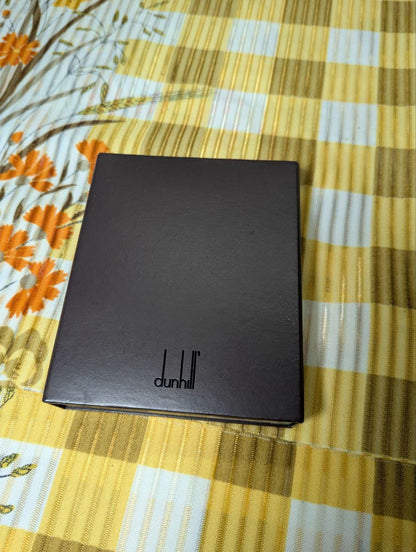 Vintage Pre-Owned Dunhill Sidecar Bifold Wallet FP3070E Dark Brown Leather Wallet Mens Wallet With Box Authentic
