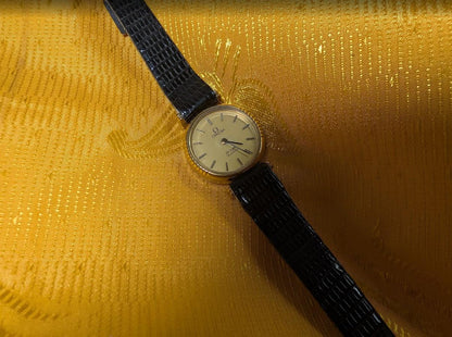 Vintage Pre-Owned Omega De Ville Quartz Cal.1350 Swiss Made Ladies Watch 21mm For Repair