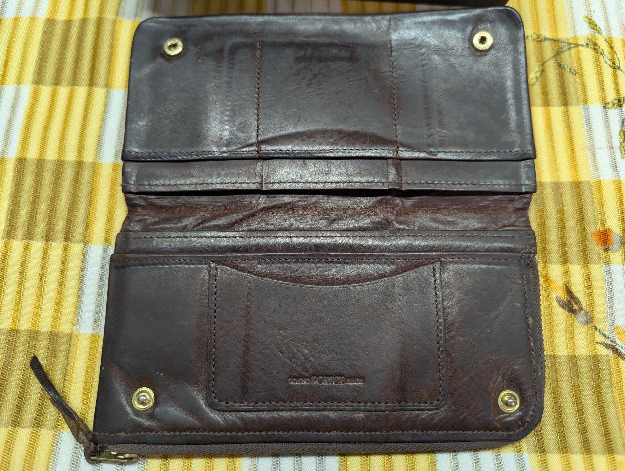 Yoshida & Co. Tokyo Porter Vintage Pre-Owned Long Wallet Leather Japan