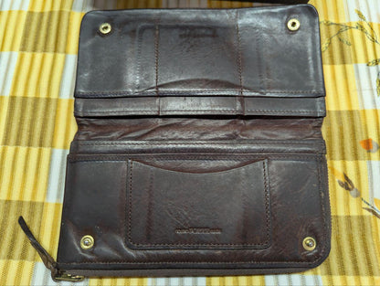 Yoshida & Co. Tokyo Porter Vintage Pre-Owned Long Wallet Leather Japan