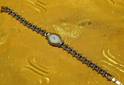 Rare Vintage Pre-Owned Citizen Elegance 2200-241266 Ladies Quartz Watch Original Bracelet White Dial Japan Working Dress Watch