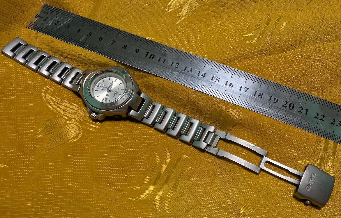 Vintage Pre-Owned Casio Baby-G G-MS MSG-502 Premium G-MS Series 40mm Steel Analog Watch New Battery Japan