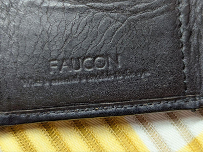 FAUCON Vintage Pre-Owned Men's Mini Wallet Japan Genuine Leather