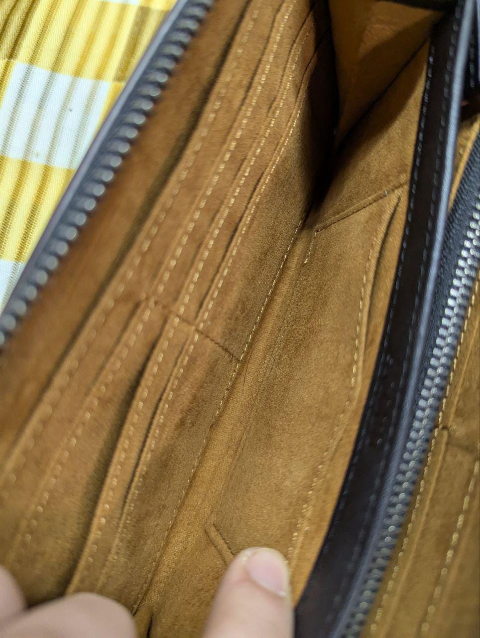 Pre-Owned Acluo Men'S Tochigi Leather Long Zip Around Wallet