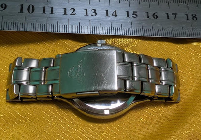 Rare Vintage Pre-Owned Citizen Attesa Eco Drive E760-K17691 Perpetual Calendar Watch Japan 35mm Titanium Solar Rare JDM