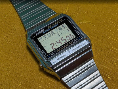 Vintage Pre-Owned Casio Data Bank DB-310 Telememo 30 Digital Watch New Battery Working Video Classic Calculator Era Rare