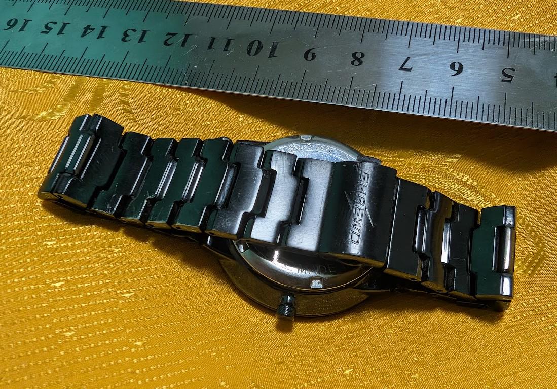 Vintage Pre-Owned Ricoh Shrewd Ambition Solar Energy Black Minimalist Watch Japan