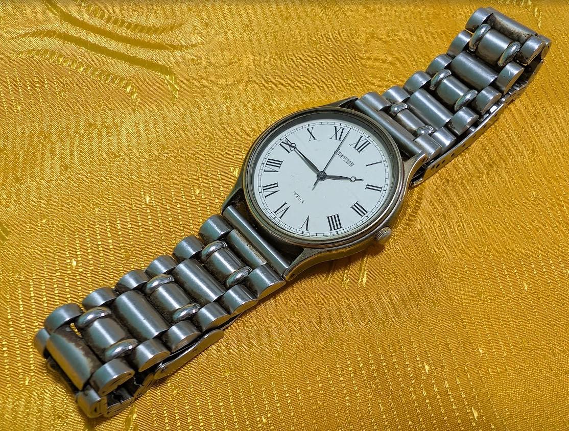 Vintage Pre-Owned Junction Vega 408446 Japan Watch 32mm Rare Original Bracelet New Battery Running Video Classic Roman Dial