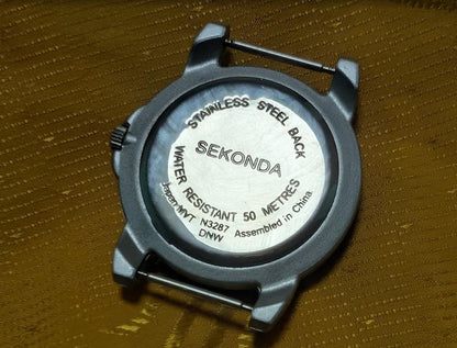 Pre-Owned Sekonda Xpose Sports Watch Quartz 50M WR Black Dial Casual Watch New Battery .case 40mm.NEW Battery