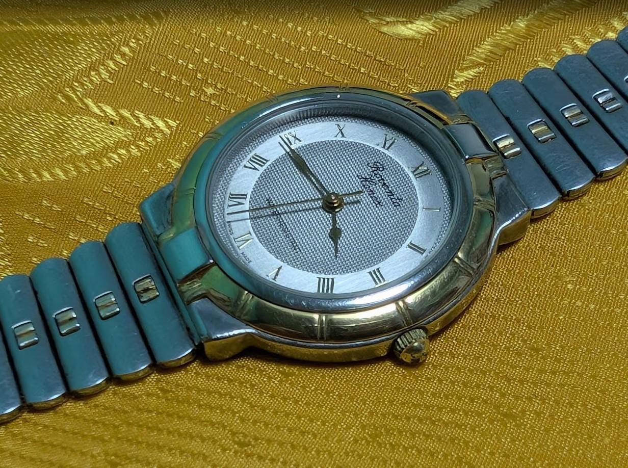 Vintage Pre-Owned Rowenta Henex S.A. Bienne Swiss Made Watch 33mm 7 Jewels New Battery Working