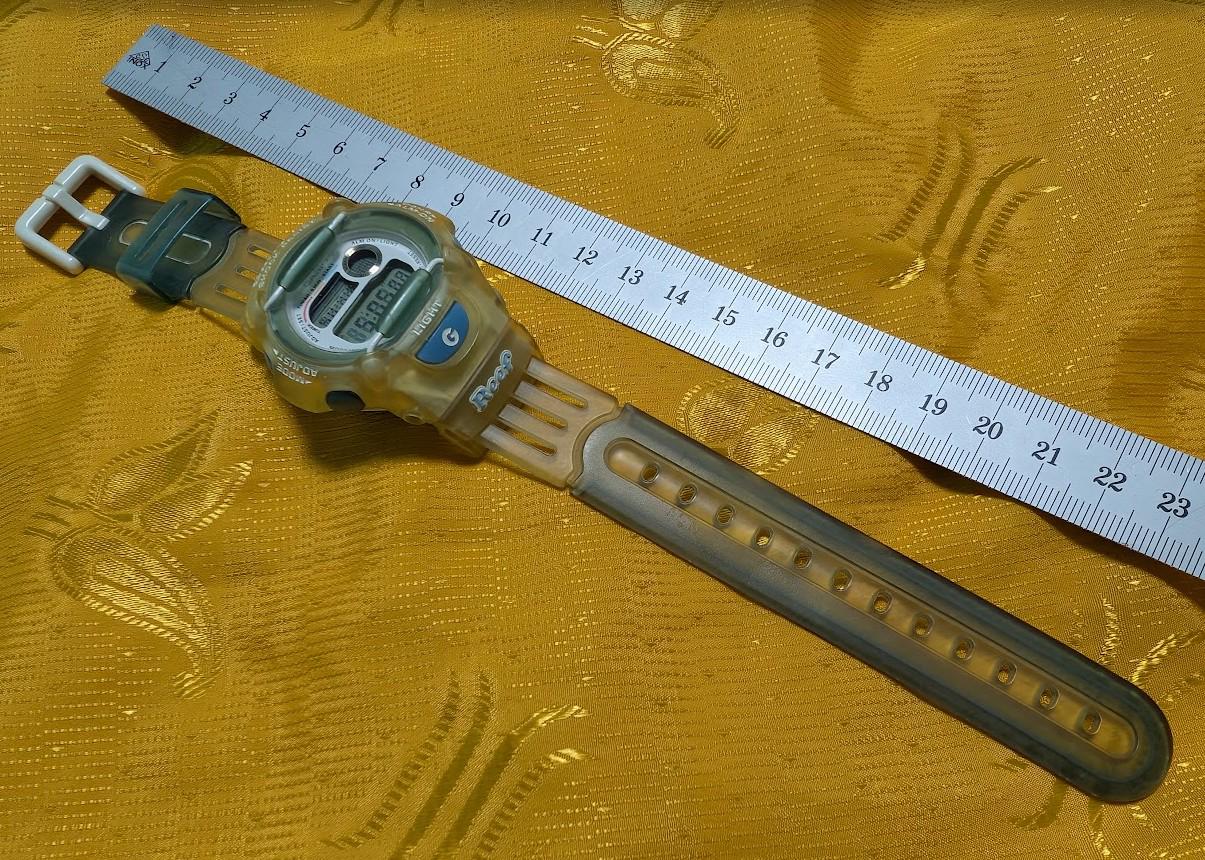 Casio Baby-G BG-370 vintage Pre-Owned transparent watch Y2K 90s aesthetic working digital Case 42mm. New Battery