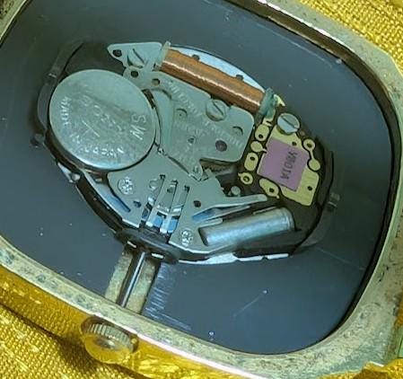 RARE Vintage Pre-Owned Alba Estate V801-5290 Quartz Watch, 27mm Silver Tone Square Case, Japan Movement, New Battery, Working Video, Retro Unisex Gift