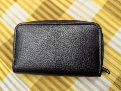 Pre-Owned Luciano leather Key Case Bag 2 Zipper Key Chain Holder for 6 keys