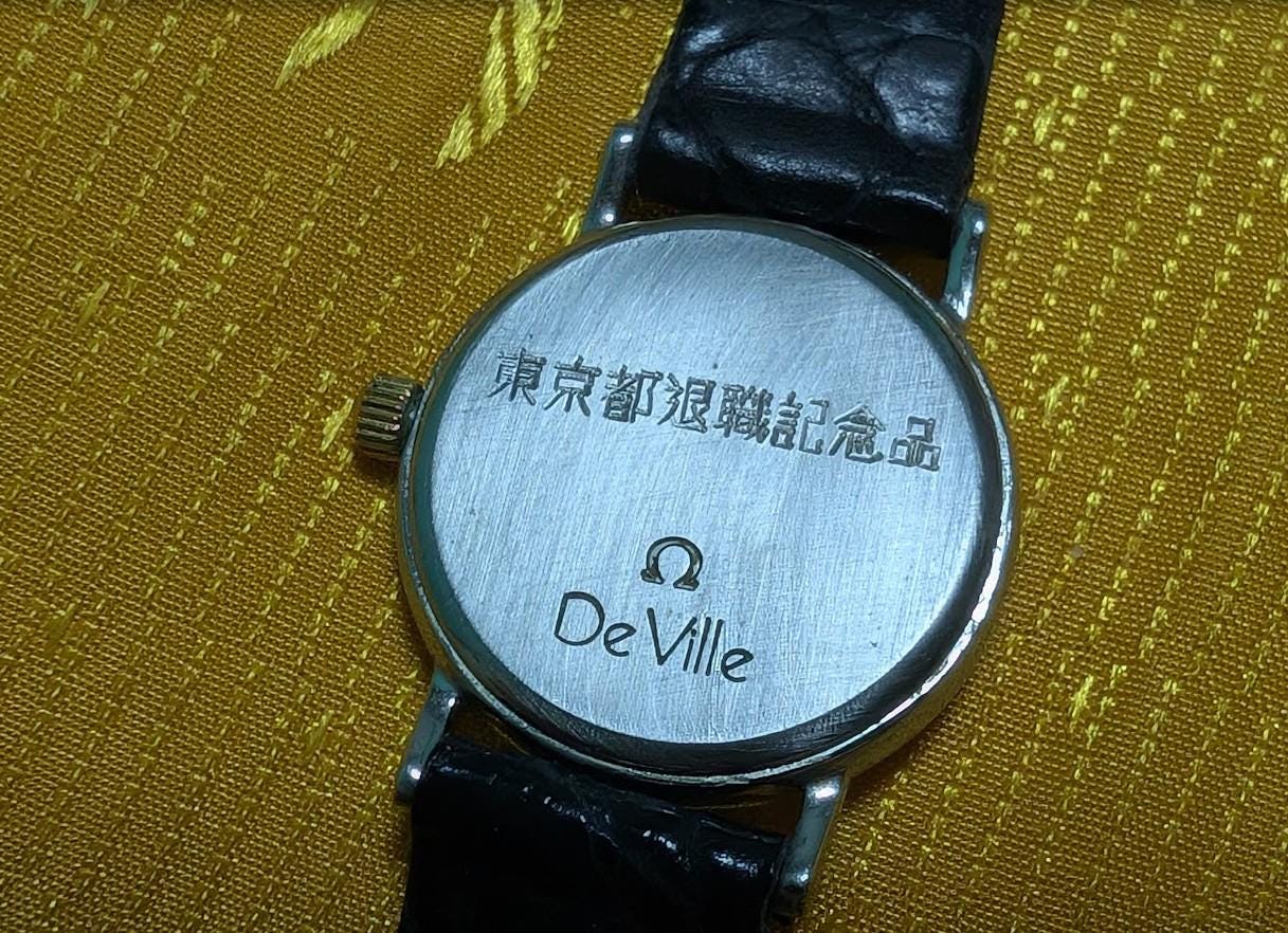Vintage Pre-Owned Omega De Ville Swiss Made Ladies Watch 21mm Japanese Presentation Engraving For Repair