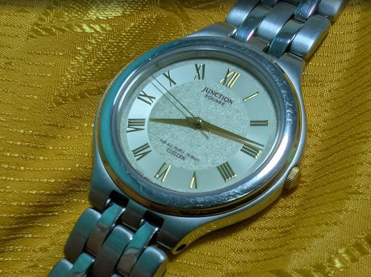 Citizen Vintage Pre-Owned Watch Roman Dial 33mm Elegant Classic Steel Bracelet Luxury Style Rare