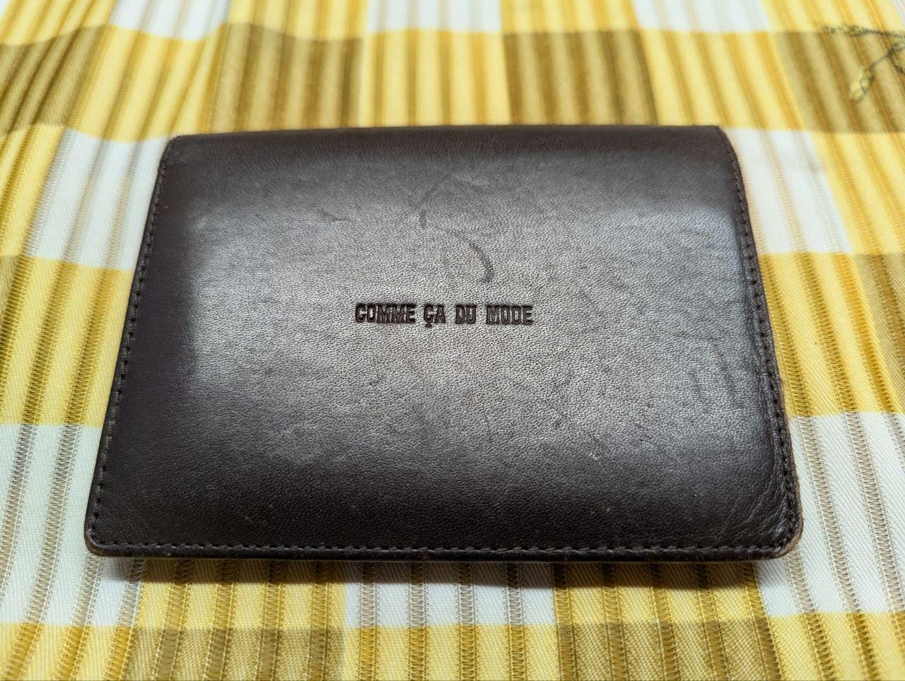 Vintage Pre-Owned Comme Ca Du Mode MEN Dark Brown Genuine Leather Wallet