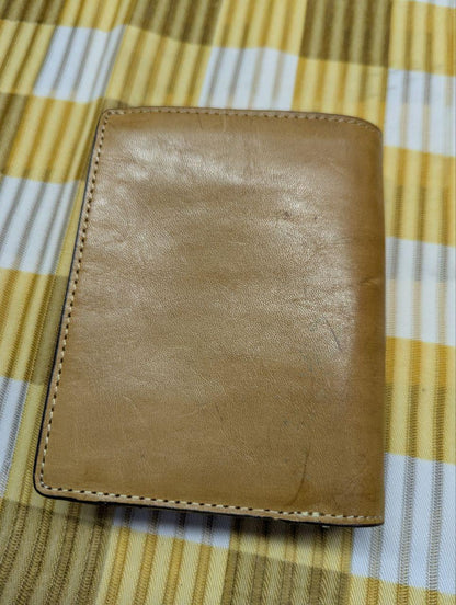 Pre-Owned Tough Jeans Military Surplus Leather Wallet