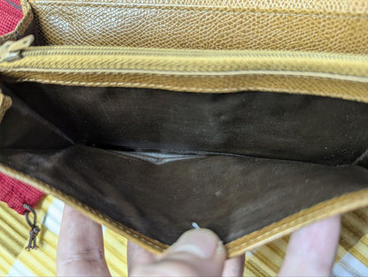 Pre-Owned Lancel Paris Leather Wallet Brown Long Wallet Designer Wallet Womens Wallet Authentic French Brand