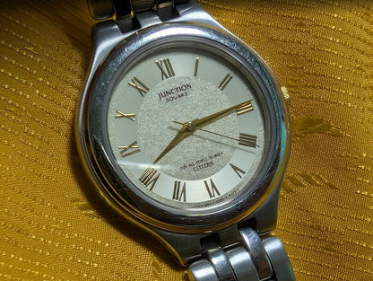 Citizen Vintage Pre-Owned Watch Roman Dial 33mm Elegant Classic Steel Bracelet Luxury Style Rare