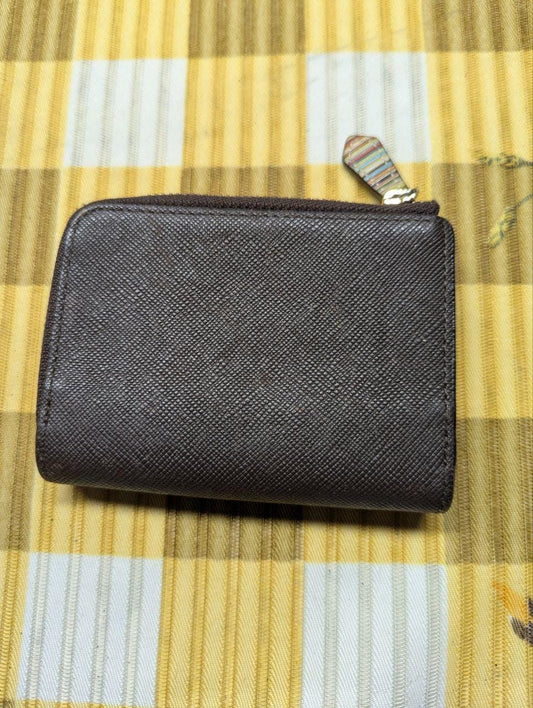 Pre-Owned Black Leather Bifold Key Case with coin holder Paul Smith