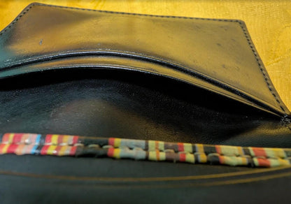 Paul Smith Vintage Pre-Owned Leather Wallet Black Classic Designer Bifold Rare Stylish Piece