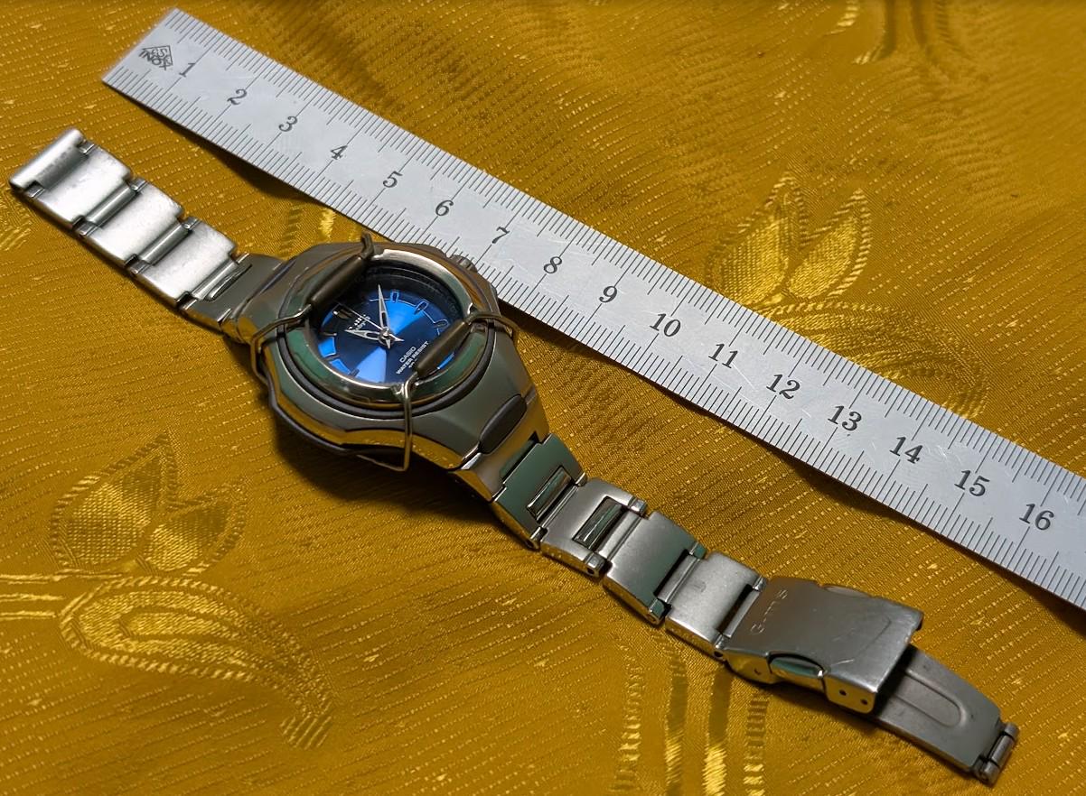 Casio Baby-G G-MS MSG-600 Premium Women Watch Steel Blue Dial 100M WR Luxury Sport Vintage Pre-Owned .New battery