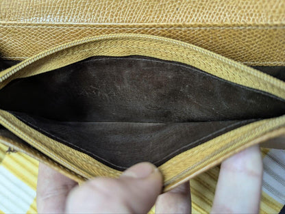Pre-Owned Lancel Paris Leather Wallet Brown Long Wallet Designer Wallet Womens Wallet Authentic French Brand