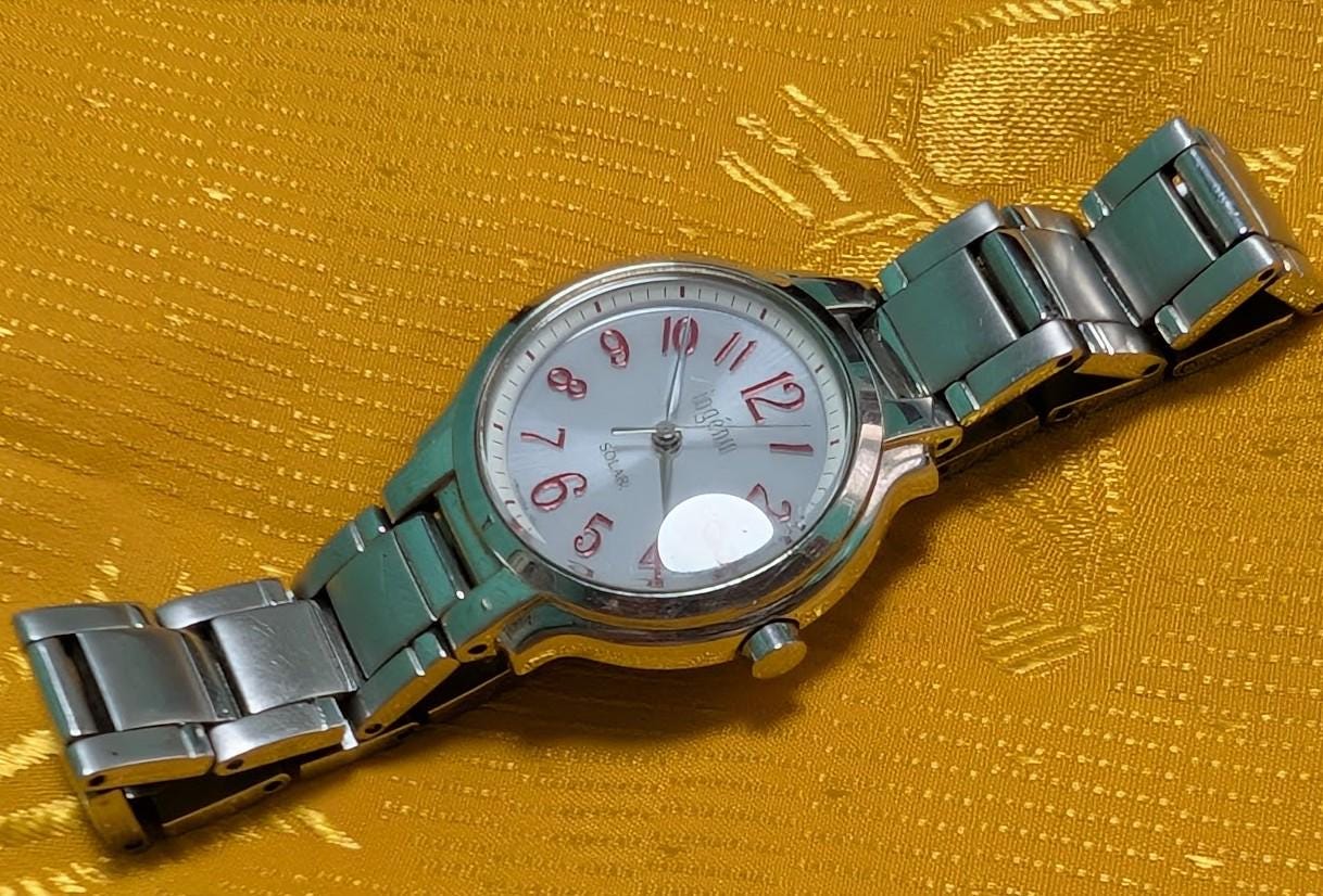 Vintage Pre-Owned Ingenu Alba Solar V181-0BN0 Womens Watch 27mm Japan Solar Steel Bracelet Rare Working Watch
