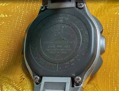 Vintage Pre-Owned Casio Wave Ceptor WV-50HJ 2408 Digital Watch 40mm Radio Controlled Excellent Condition