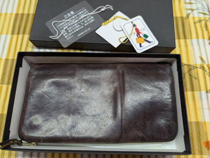 Yoshida & Co. Tokyo Porter Vintage Pre-Owned Long Wallet Leather Japan