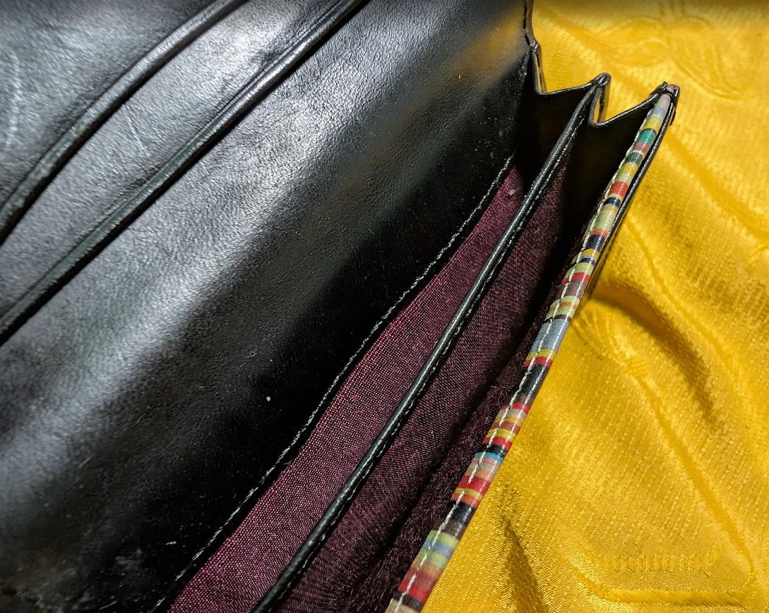 Paul Smith Vintage Pre-Owned Leather Wallet Black Classic Designer Bifold Rare Stylish Piece