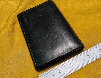 Paul Smith Vintage Pre-Owned Leather Wallet Black Classic Designer Bifold Rare Stylish Piece