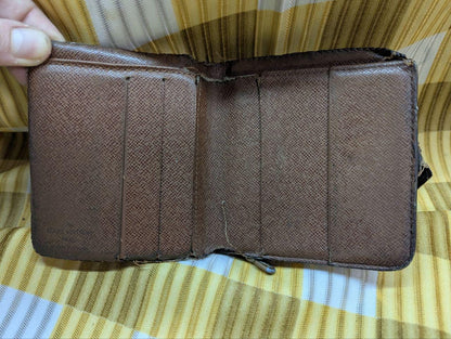 Authentic Louis Vuitton Elise Compact Snap Wallet Vintage Pre-Owned LV Monogram