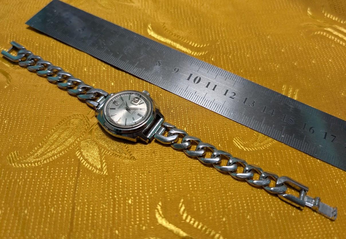Seiko Chorus 2118-0260 Automatic Ladies Watch 21 Jewels Japan Vintage Pre-Owned Working Silver Dial Rare Bracelet Collectible