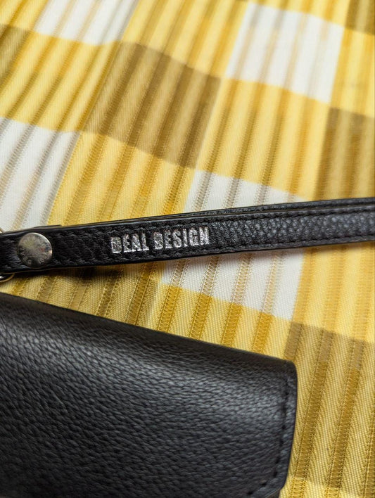 Pre-Owned Deal Design Wallet With Coin Case Leather Mens