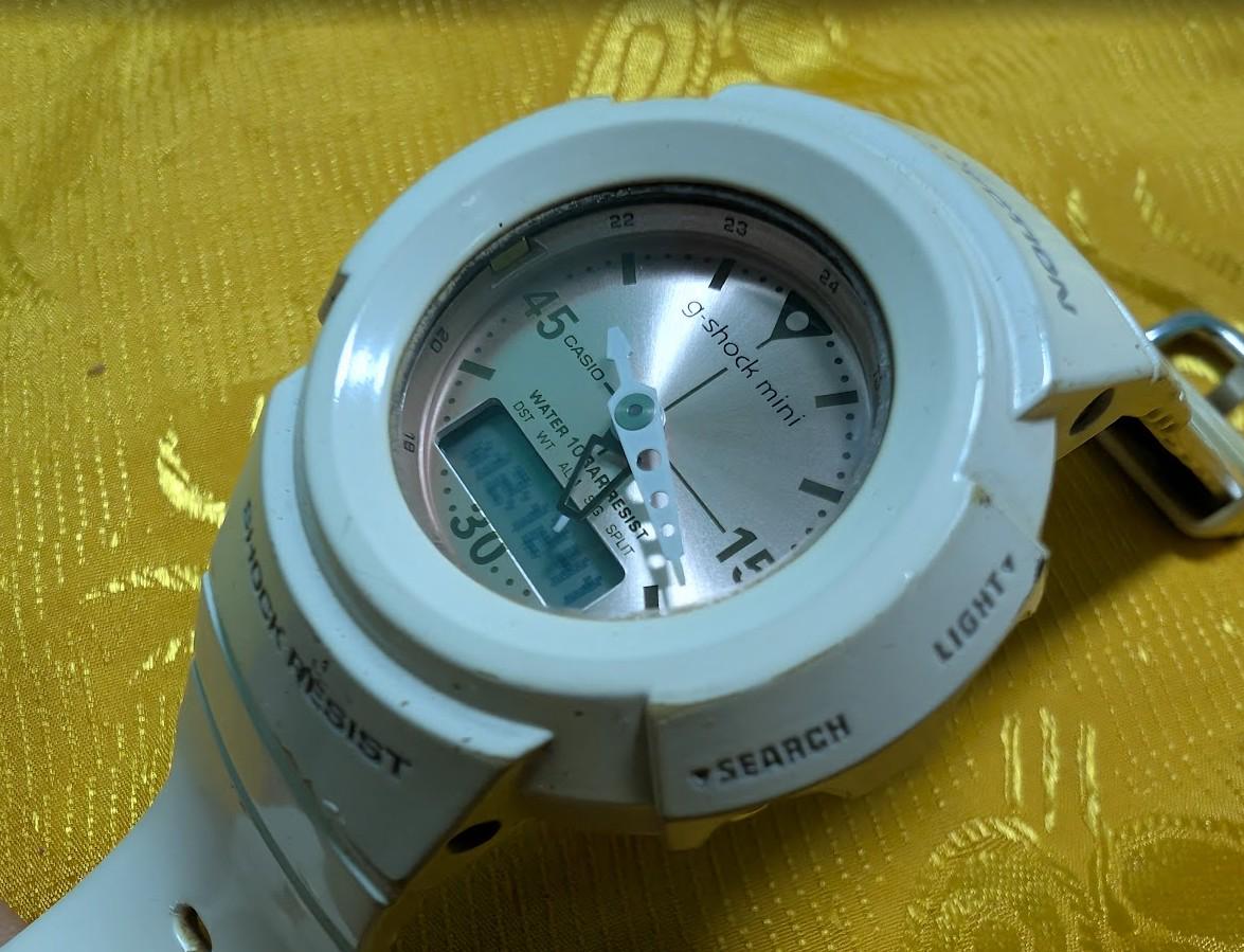 Pre-Owned Authentic Casio G-Shock Mini GMN-50. Case 40mm.New battery