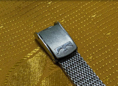 Technos Gem Lady Vintage Pre-Owned Watch Women Small Mesh Bracelet Classic Minimalist Silver Tone