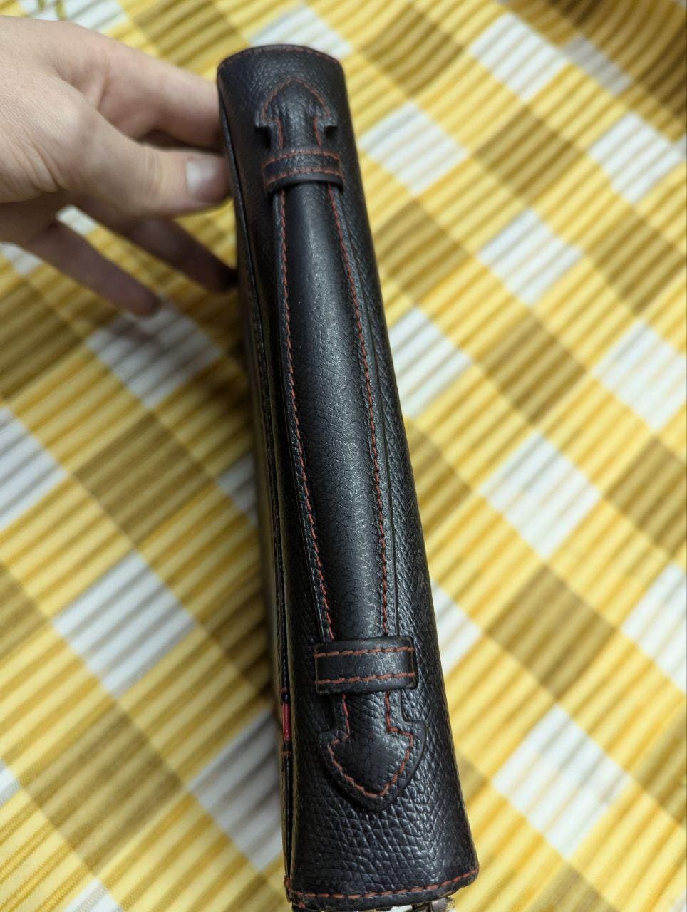 Pre-Owned Castelbajac Long big Wallet - with organizer and double zipp Black Leather