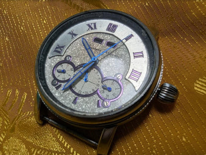 Vintage Pre-Owned Salvatore Marra Italy Automatic Watch Open Heart 40mm Mechanical Needs Crown Repair Working
