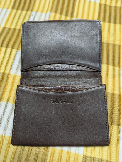 Pre-Owned RARE PAUL SMITH Leather bifold Wallet Card Holder