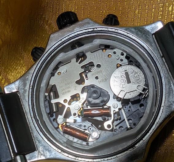 Pre-Owned Rare Mauro Jerardi MJ-027 Men's Chronograph Watch, 43mm Black Ceramic Bracelet, Japanese Quartz, 10 BAR, New Battery, Working Video, Gift