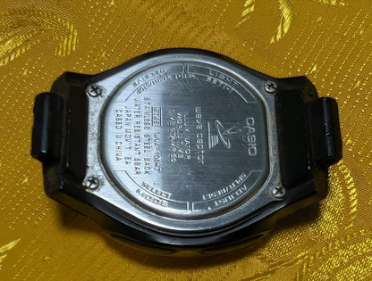 Vintage Pre-Owned Casio Wave Ceptor WVA-106HJ Radio Controlled Watch 40mm Japan Parts Repair Rare