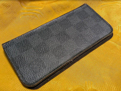 Louis Vuitton Vintage Pre-Owned iPhone Case Black Leather Damier Rare LV Phone Cover France