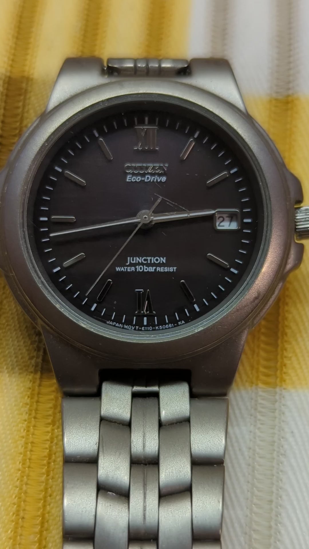 Citizen Eco-Drive Junction E110-K16440 CK Vintage Watch