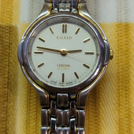 Citizen Exceed A930-H24504 Vintage Eco-Drive Watch
